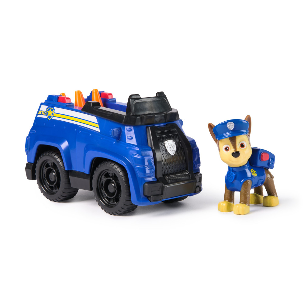 PAW Patrol , Macchina della Polizia di Chase, Veicolo e Personaggio Chase, Giochi Bambini, 3+ anni