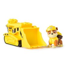 PAW Patrol , Bulldozer di Rubble, Veicolo e Personaggio Rubble, Giochi Bambini, 3+ anni