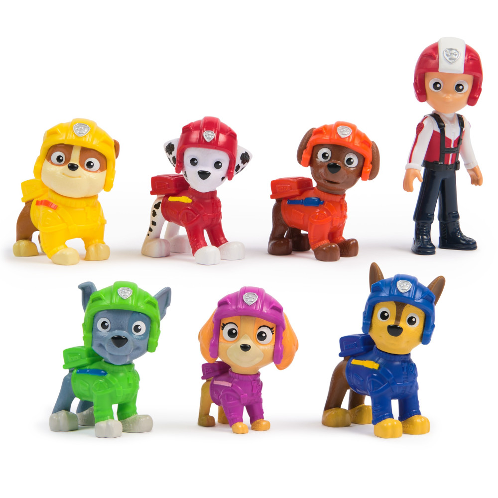 PAW Patrol Air Rescue, Confezione Regalo con Personaggi, 7 Cuccioli collezionabili, Giocattoli per Bambini e Bambine dai 3 Anni 