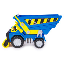 Rubble & Crew , Veicolo da cantiere Deluxe di Wheeler, camion ribaltabile con luci, suoni e personaggio, giocattoli per bambini 