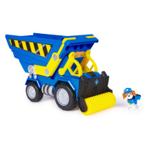 Rubble & Crew , Veicolo da cantiere Deluxe di Wheeler, camion ribaltabile con luci, suoni e personaggio, giocattoli per bambini 