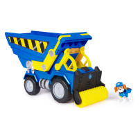 Rubble & Crew , Veicolo da cantiere Deluxe di Wheeler, camion ribaltabile con luci, suoni e personaggio, giocattoli per bambini 