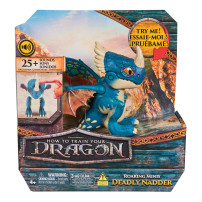 DreamWorks Dragons , How to Train Your Dragon, Mini Tempestosa Interattiva,Drago Interattivo con 25 Suoni, Giocattoli per Bambin