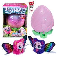 Hatchimals BLOOMABLES, Peluche Interattivo, Fiore che Sboccia e si Trasforma, Trasformazione Ripetibile, Oltre 100 Suoni e Reazi