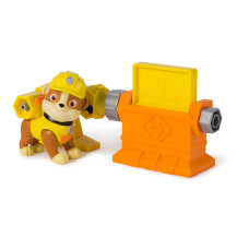 Rubble & Crew , Power Tool Pups, personaggi giocattolo Rubble e Wheeler con 2 attrezzi da operaio e 2 accessori da costruzione, 