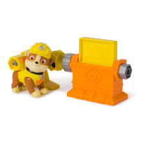 Rubble & Crew , Power Tool Pups, personaggi giocattolo Rubble e Wheeler con 2 attrezzi da operaio e 2 accessori da costruzione, 