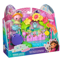Gabby's Dollhouse : The Movie – Il Balcone Giardino di Queen Kitty Fairy con Figura e Accessori per la Casa | Giocattolo per Bam