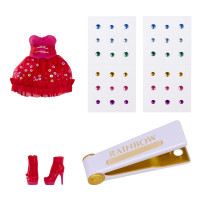 Rainbow High Be Dazzling Fashion Dolls- Vivienne Rouge (Red)