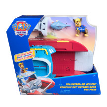 PAW Patrol , Sea Patroller, veicolo con Chase e squalo, 2 modalità Perlustrazione, giocattoli per bambini e bambine dai 3 anni i