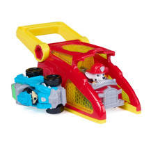 PAW Patrol , lanciatori Pup Squad di Marshall con veicolo di Rex, confezione da 2, giocattoli per bambini e bambine dai 3 anni i