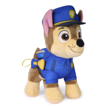 PAW Patrol : Ricerca e salvataggio Chase, peluche con accessorio torcia, giocattoli per la scuola materna, giocattoli per bambin