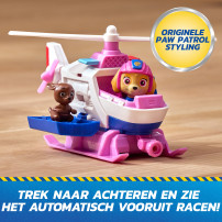 PAW Patrol : Search & Rescue, Elicottero di Salvataggio di Skye con 2 Personaggi, Elicottero Giocattolo a Retrocarica, Giocattol