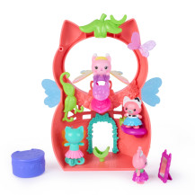 Gabby's Dollhouse Fairylandia, set di gioco Kitty Fairy con ali magiche con 12 pezzi ed esclusivo anello con ali magiche, giocat