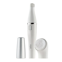 Braun FaceSpa Face Spa Depilatore Donna Epilatore Viso, Accessori Inclusi, Con Spazzola Pulizia Viso, 100% impermeabile, Idea Re