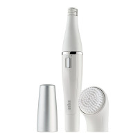 Braun FaceSpa Face Spa Depilatore Donna Epilatore Viso, Accessori Inclusi, Con Spazzola Pulizia Viso, 100% impermeabile, Idea Re