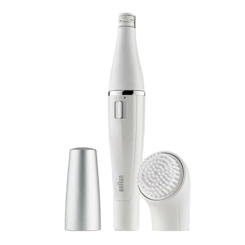 Braun FaceSpa Face Spa Depilatore Donna Epilatore Viso, Accessori Inclusi, Con Spazzola Pulizia Viso, 100% impermeabile, Idea Re