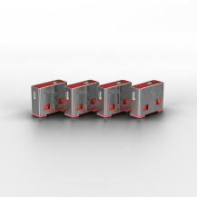 Lindy 40460 clip sicura Bloccaporte USB tipo A Rosa Acrilonitrile butadiene stirene (ABS) 10 pz