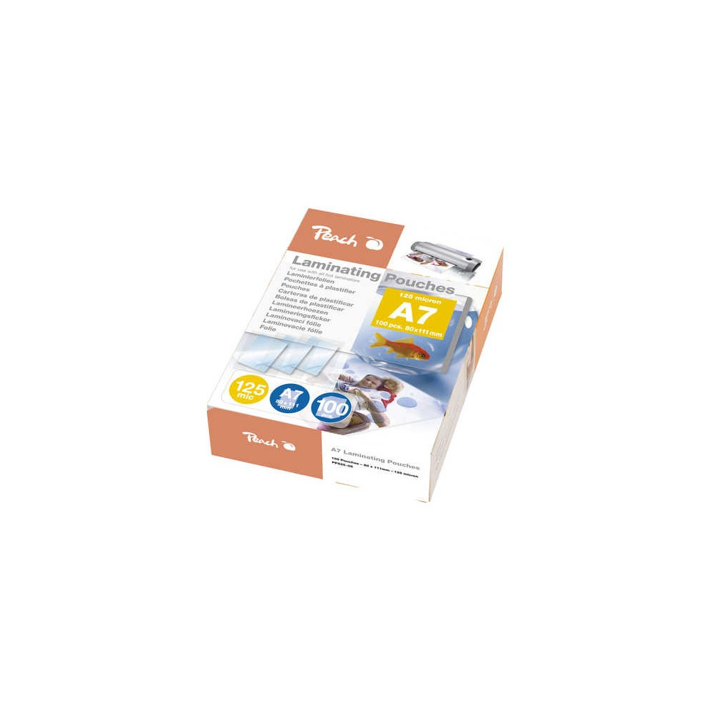 Peach PP525-05 pellicola per plastificatrice 100 pz