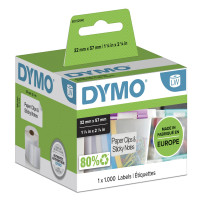 DYMO LW etichette multiuso originali | 57 mm x 32 mm | rotolo da 1000 etichette facilmente staccabili | autoadesive | per etiche