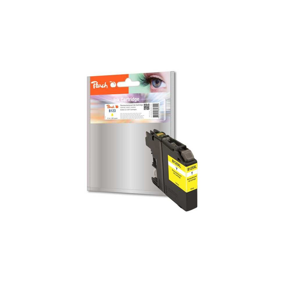 Peach PI500-84 cartuccia d'inchiostro 1 pz Resa standard Giallo