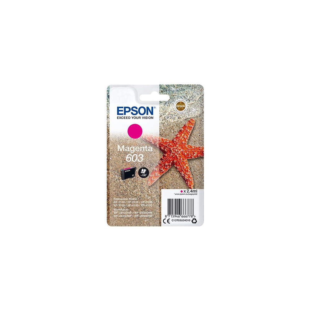Epson Singlepack Magenta 603 Ink