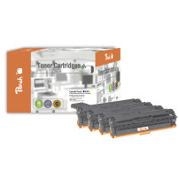 Peach 110849 cartuccia toner 4 pz Nero, Ciano, Magenta, Bianco
