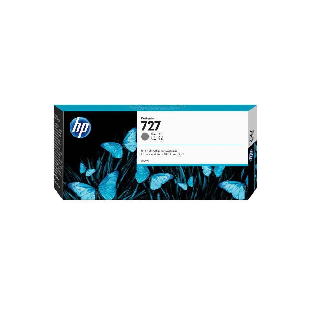HP Cartuccia inchiostro grigio DesignJet 727, 300 ml