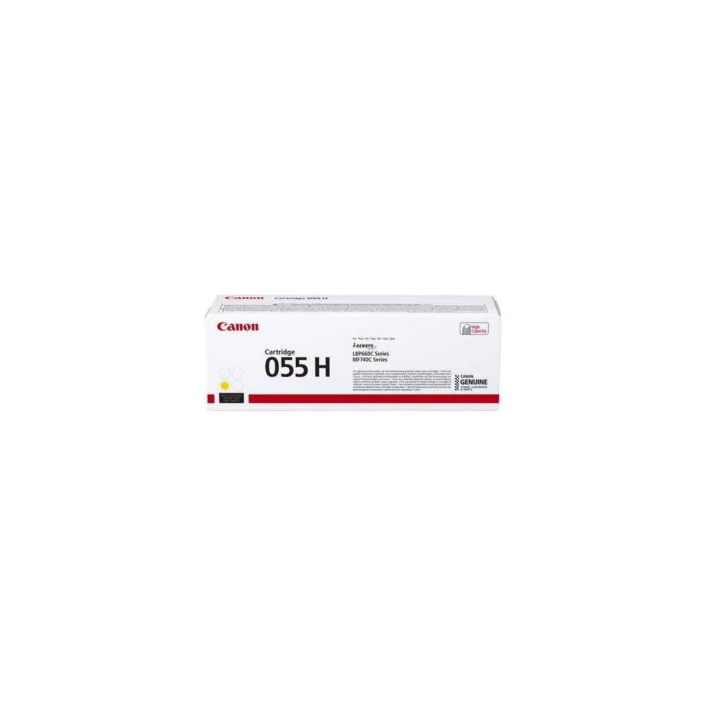 Canon 055H cartuccia toner 1 pz Originale Giallo