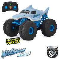 Monster Jam Megalodon Storm, Veicolo Radiocomandato 1:15, RC per Tutti i Terreni, Giocattolo Bambini 4+ Anni