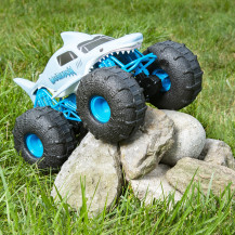 Monster Jam Megalodon Storm, Veicolo Radiocomandato 1:15, RC per Tutti i Terreni, Giocattolo Bambini 4+ Anni