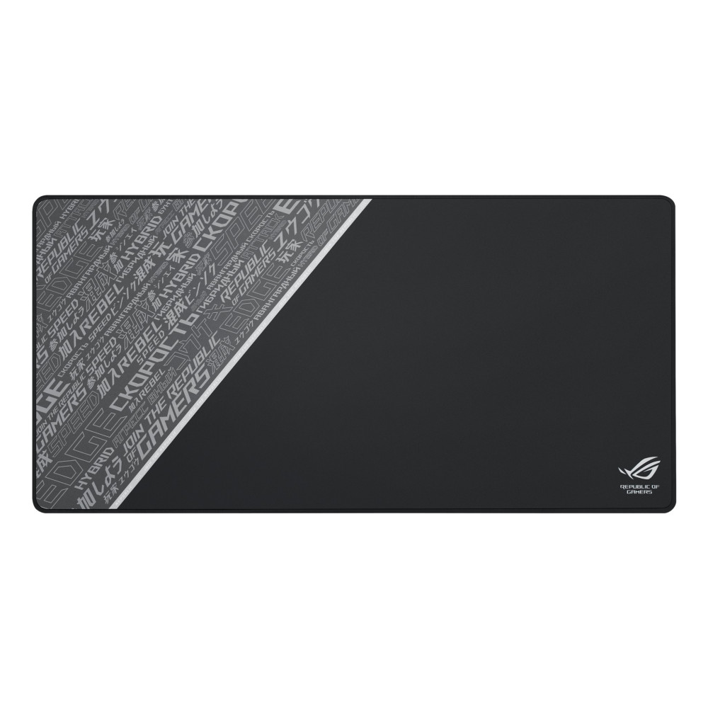 ASUS ROG Sheath BLK LTD Tappetino per mouse per gioco da computer Nero, Grigio, Bianco