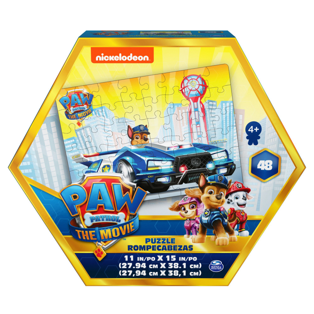 Games Editrice Giochi, Paw Patrol, Puzzle da 48 Pezzi Tematizzato Paw Patrol: Il Super Film, Ideale per Attività in Famiglia, Gi