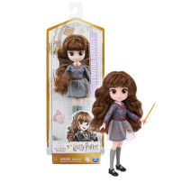 Wizarding World | Bambola articolata Hermione Granger 20cm | Bacchetta e divisa di Hogwarts inclusa | Collezione Harry Potter | 