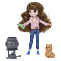 Wizarding World , set regalo bambola 20,3 cm Brilliant Hermione, con 5 accessori e 2 outfit, giocattoli per bambine dai 5 anni i