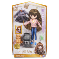 Wizarding World , set regalo bambola 20,3 cm Brilliant Hermione, con 5 accessori e 2 outfit, giocattoli per bambine dai 5 anni i