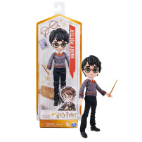 Wizarding World | Bambola articolata Harry Potter 20cm | Bacchetta e divisa di Hogwarts inclusa | Collezione Harry Potter | Per 