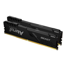 Kingston Technology FURY Beast 64GB 3200MT/s DDR4 CL16 DIMM (Kit da 2) Black