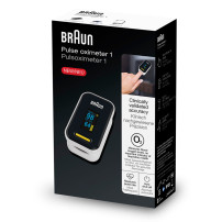 Braun YK-81CEU pulsossimetro Nero, Acciaio inox