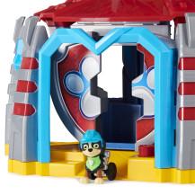 PAW Patrol , Quartiere Generale Dino con effetti sonori, esclusivo personaggio Rex e veicolo