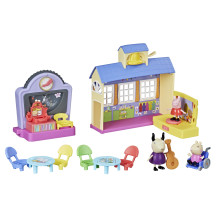 Peppa Pig - La Scuola di , playset con frasi e suoni, per bambini di età prescolare dai 3 anni in su