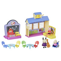 Peppa Pig - La Scuola di , playset con frasi e suoni, per bambini di età prescolare dai 3 anni in su