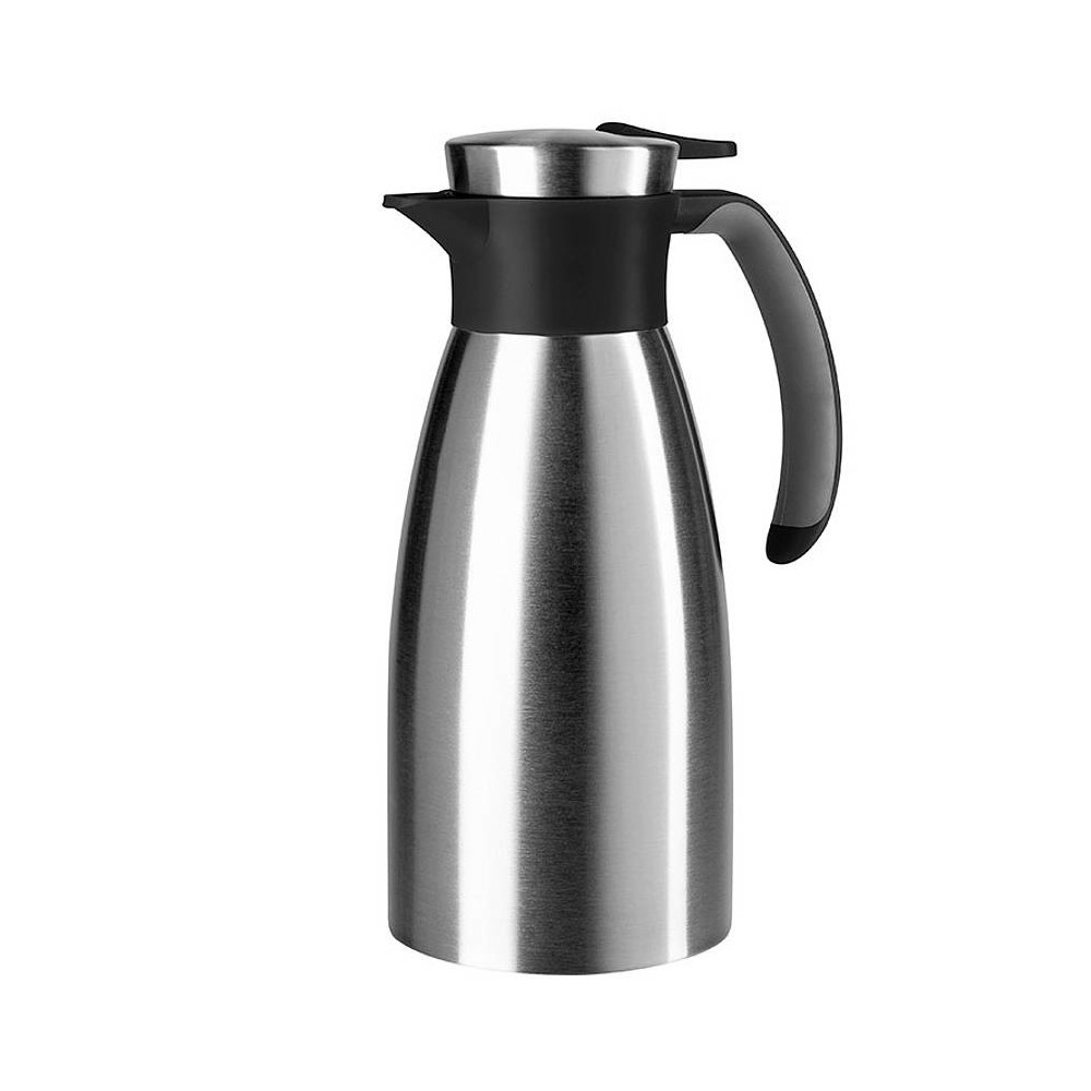 EMSA 508932 caraffa, brocca e bottiglia Nero, Acciaio inox