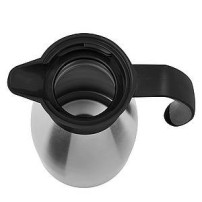 EMSA 508932 caraffa, brocca e bottiglia Nero, Acciaio inox