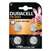 Duracell 81575810 batteria per uso domestico Batteria ricaricabile CR2025 Nichel-Metallo Idruro (NiMH)