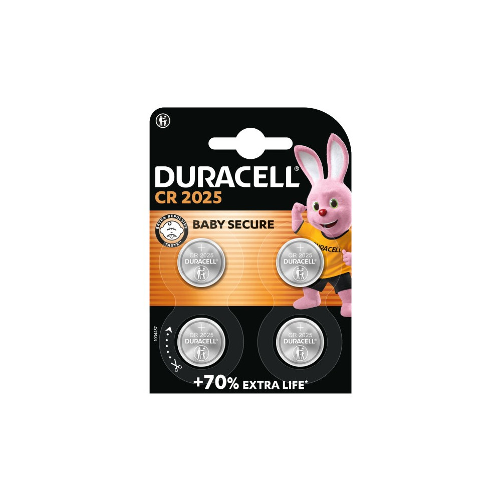 Duracell 81575810 batteria per uso domestico Batteria ricaricabile CR2025 Nichel-Metallo Idruro (NiMH)