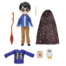 Wizarding World Harry Potter, set regalo bambola Harry Potter da 20,3 cm con Mantello dell'Invisibilità e 5 accessori per bambol