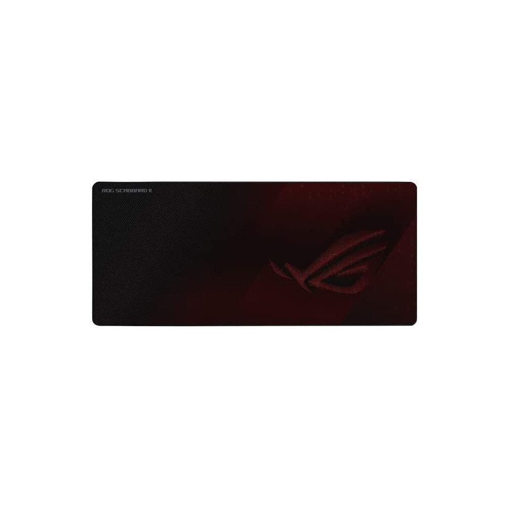 ASUS ROG Strix Scabbard II Tappetino per mouse per gioco da computer Nero, Rosso
