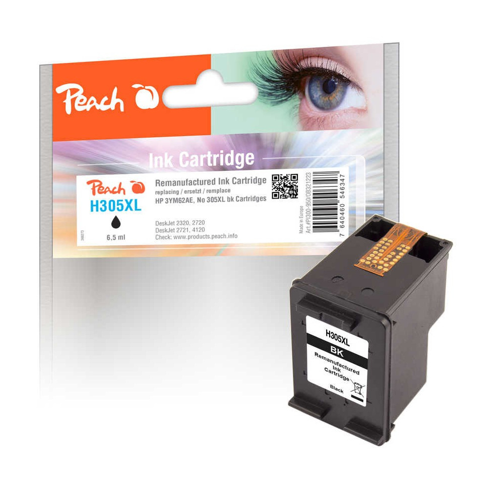Peach H305XL cartuccia d'inchiostro 1 pz Compatibile Resa elevata (XL) Nero
