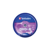 Verbatim DVD+R Matt Silver 4,7 GB 100 pz