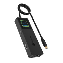 ICY BOX Spade Dock 4038 Cablato USB 3.2 Gen 2 (3.1 Gen 2) Type-C Nero